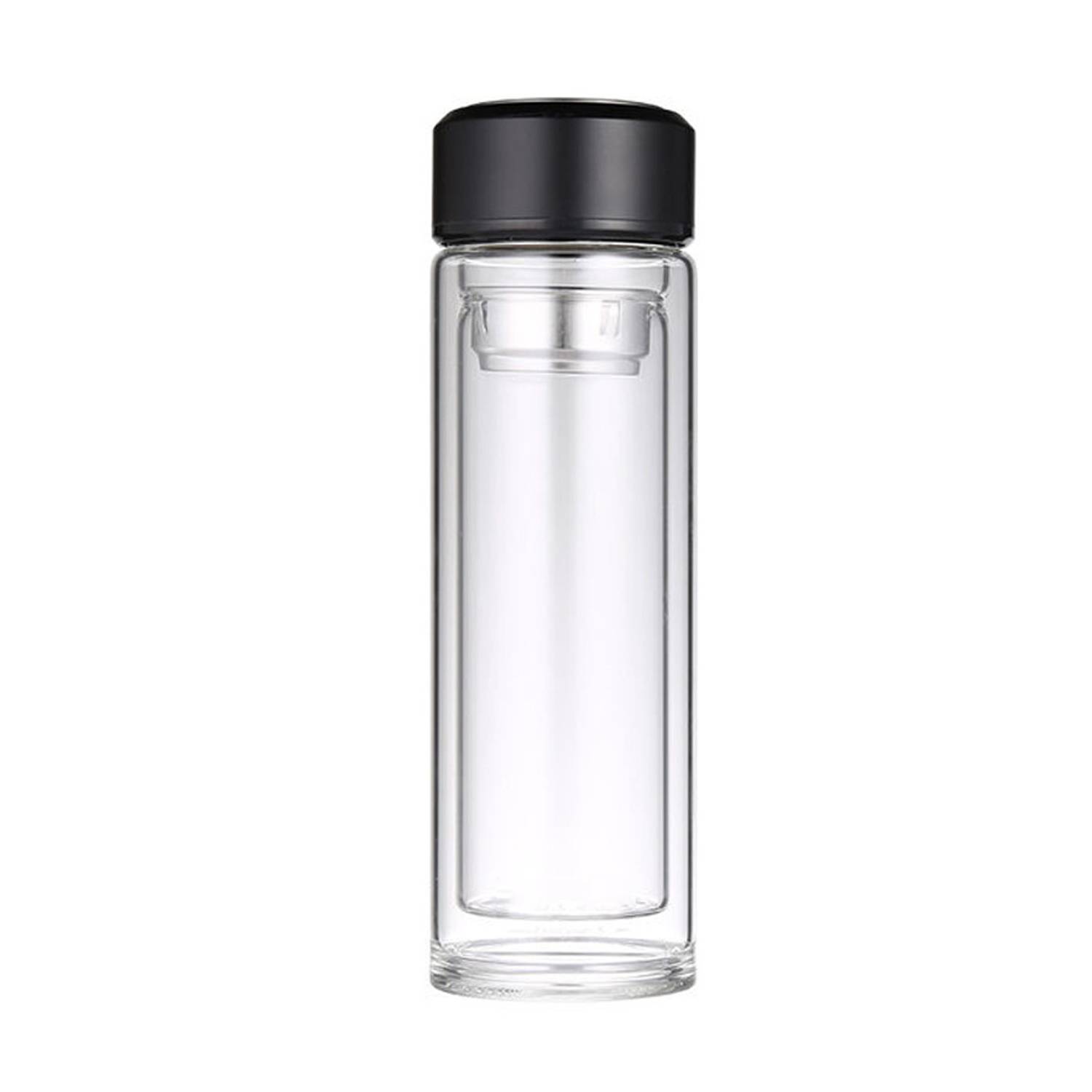 11oz Double Wall Glass Cup w/ Filter 7