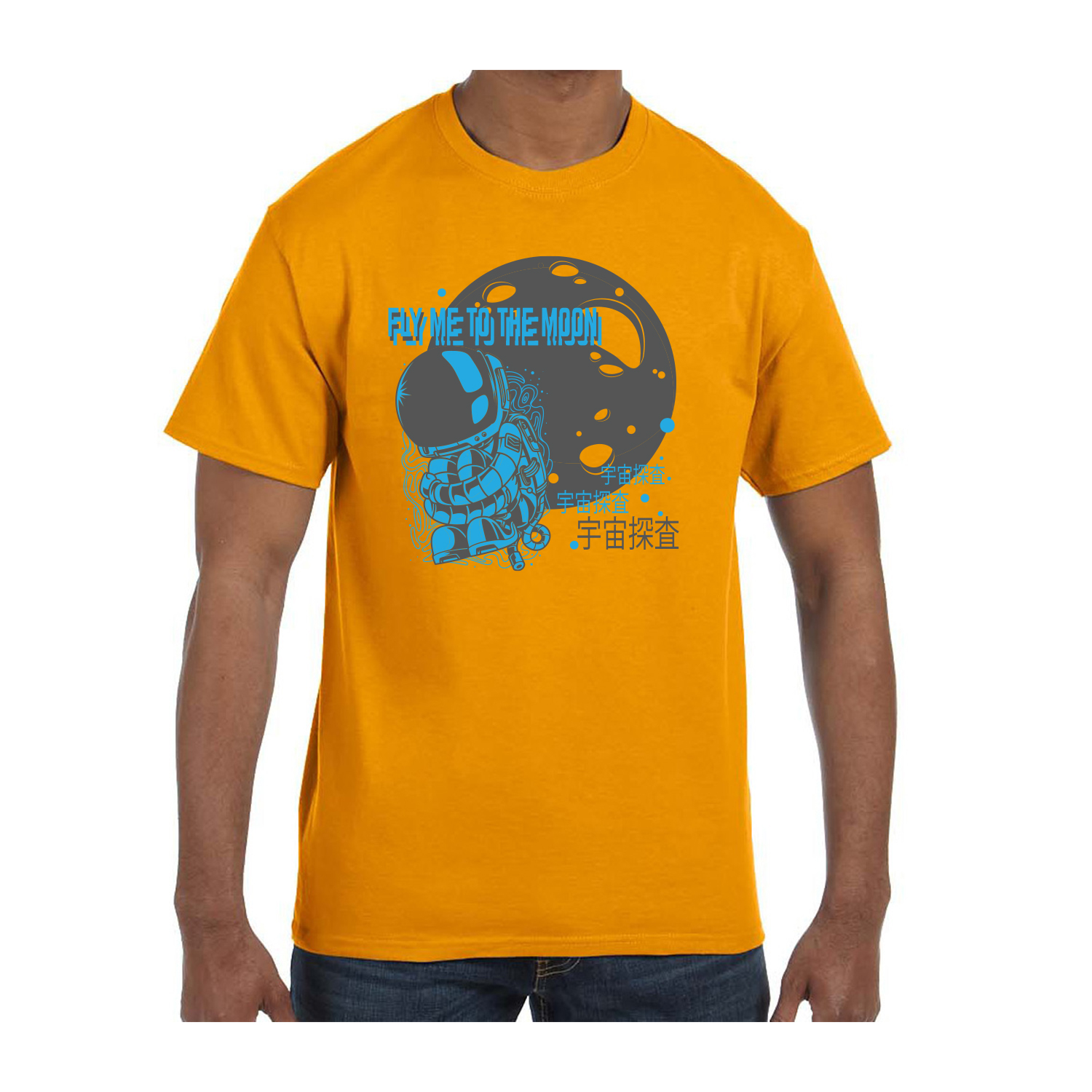 Gildan™ 5.3 oz Cotton Pre-Shrunk T-Shirt (2 Color Imprint) 64