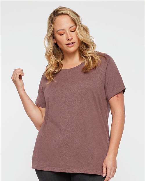 Women's Curvy Collection Fine Jersey Tee - 3816 89