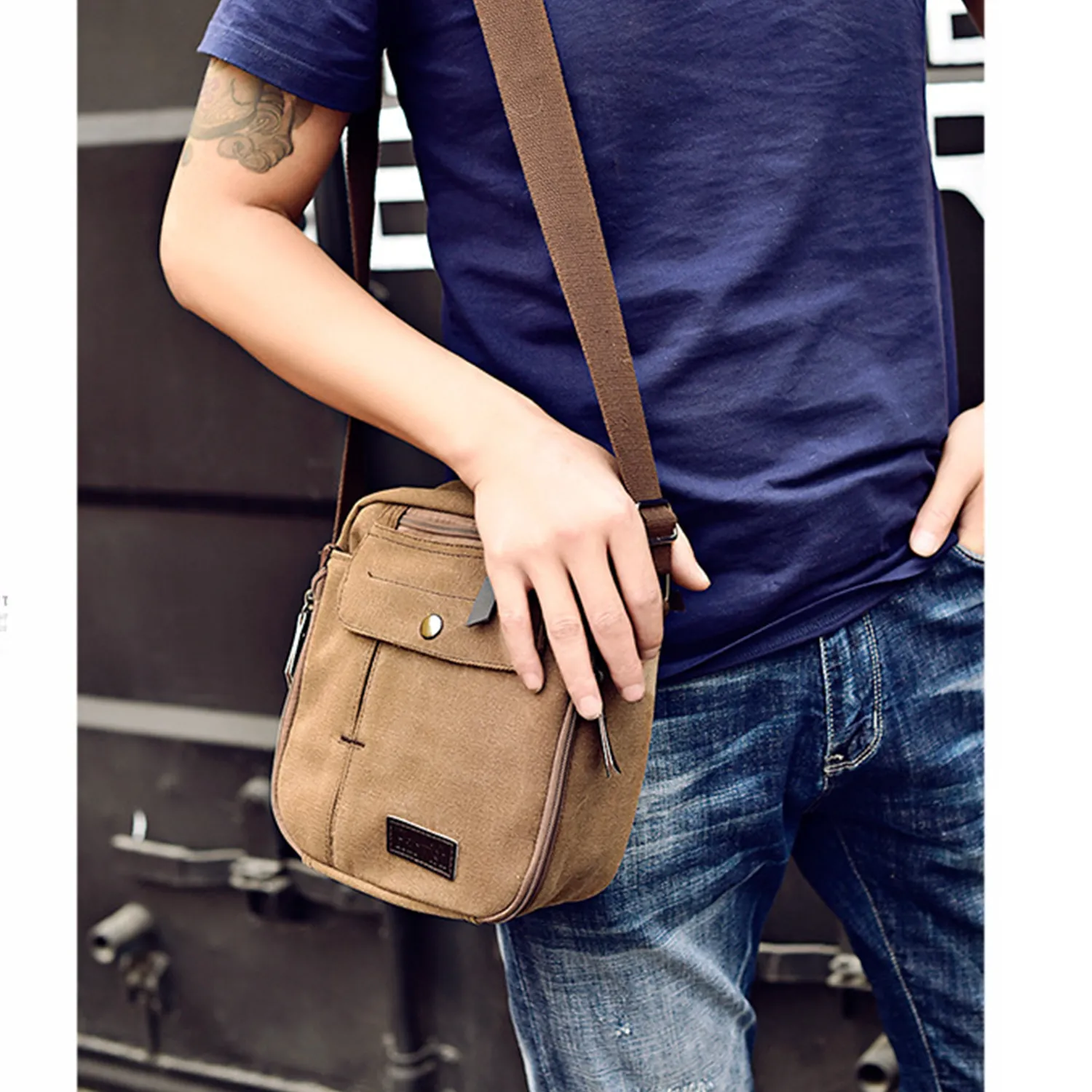 Crossbody Bags Purse Daypack For Men 4