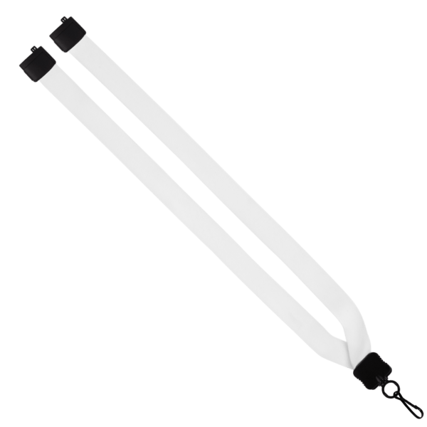 3/4" Dye-Sublimated Lanyard with Plastic Clamshell & Plastic O-Ring 24