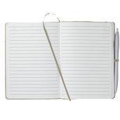 FSC® Mix 5" x 7" Recycled Cotton Bound Notebook 9