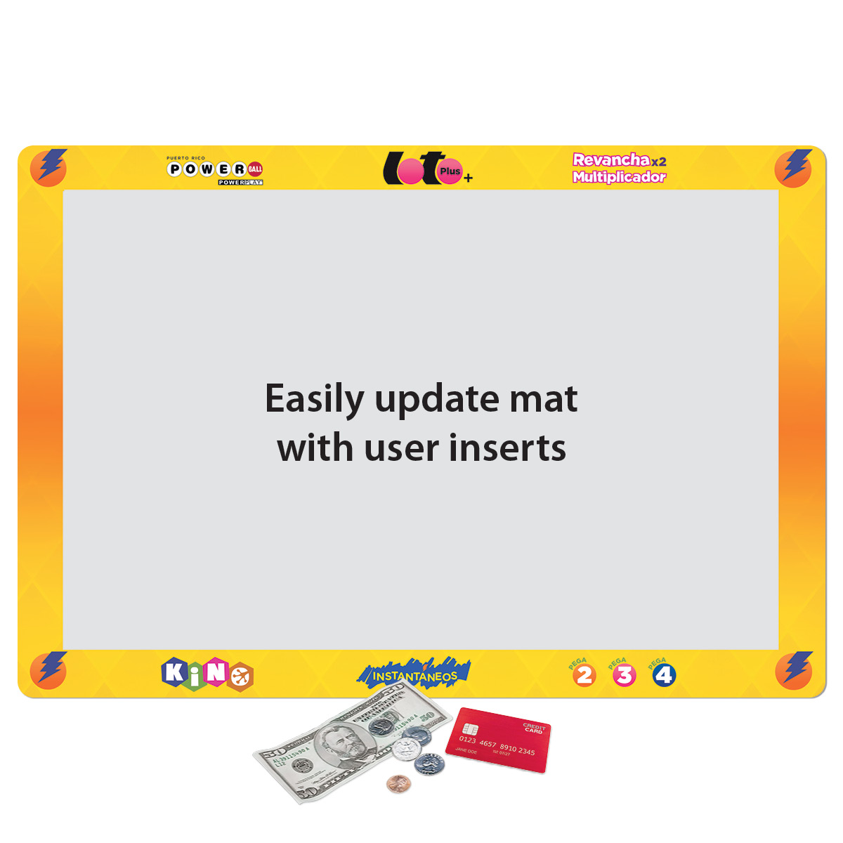 Frame-It Flex Peel&Place Ultra Thin Window Counter Mat-13"x19"x.015"