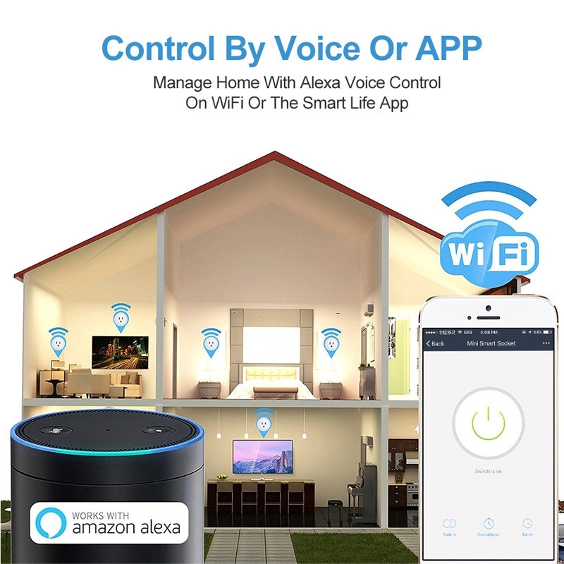 Hot Selling on Amazon Mini Smart Plug with Custom Logo 5