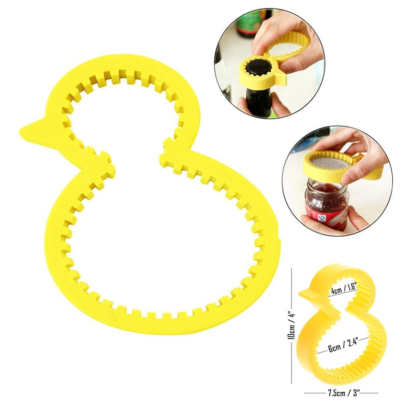 Silicone Cute Duck Shaped Multi Function Opener 2