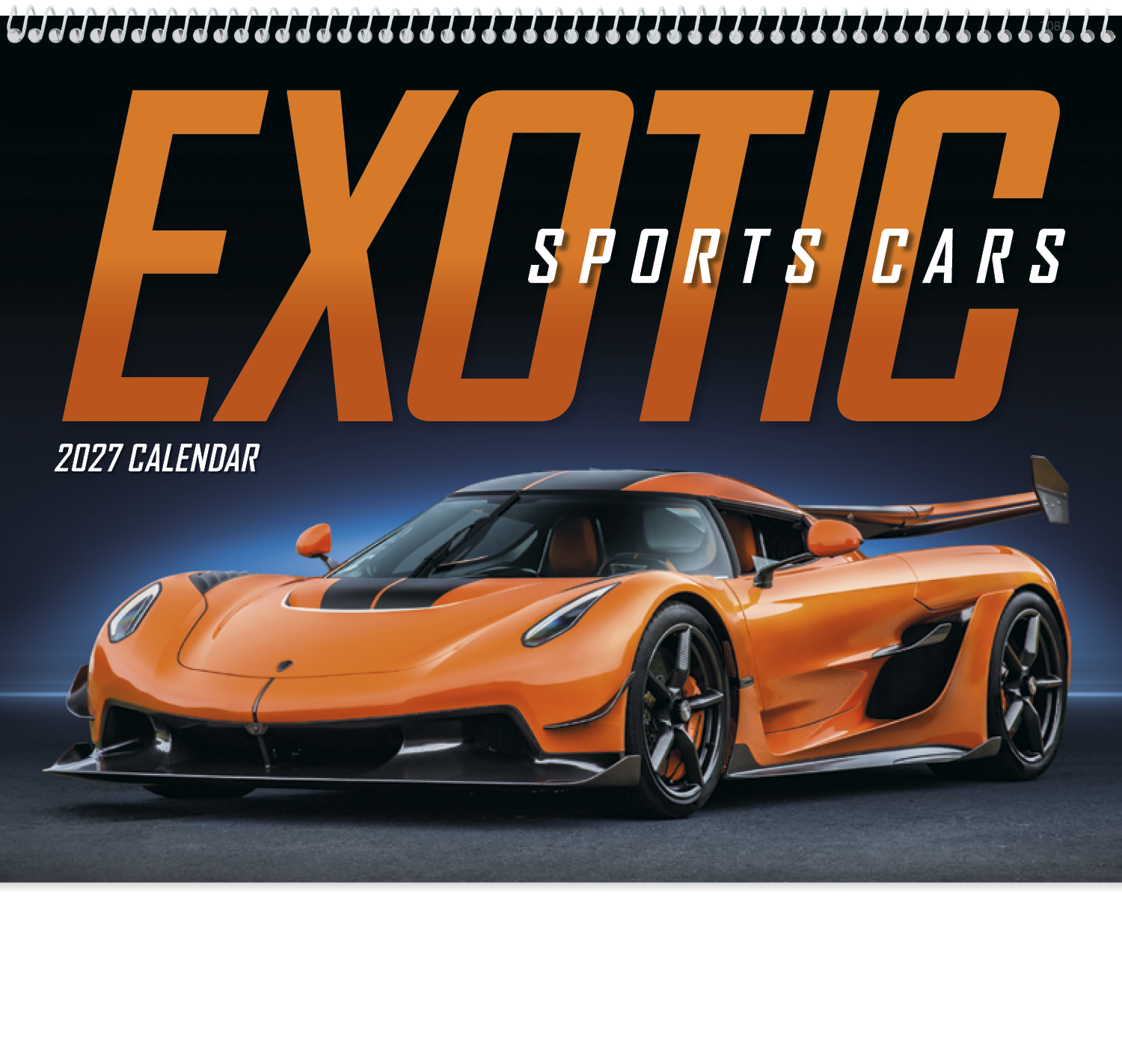 Good Value™ Exotic Sports Cars - Spiral Calendar 35
