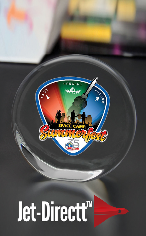 Standing Disk Paperweight 4