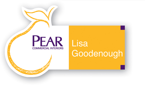 Custom Shaped Badge - Screened & Engraved (6-10 Square Inch) Personalized