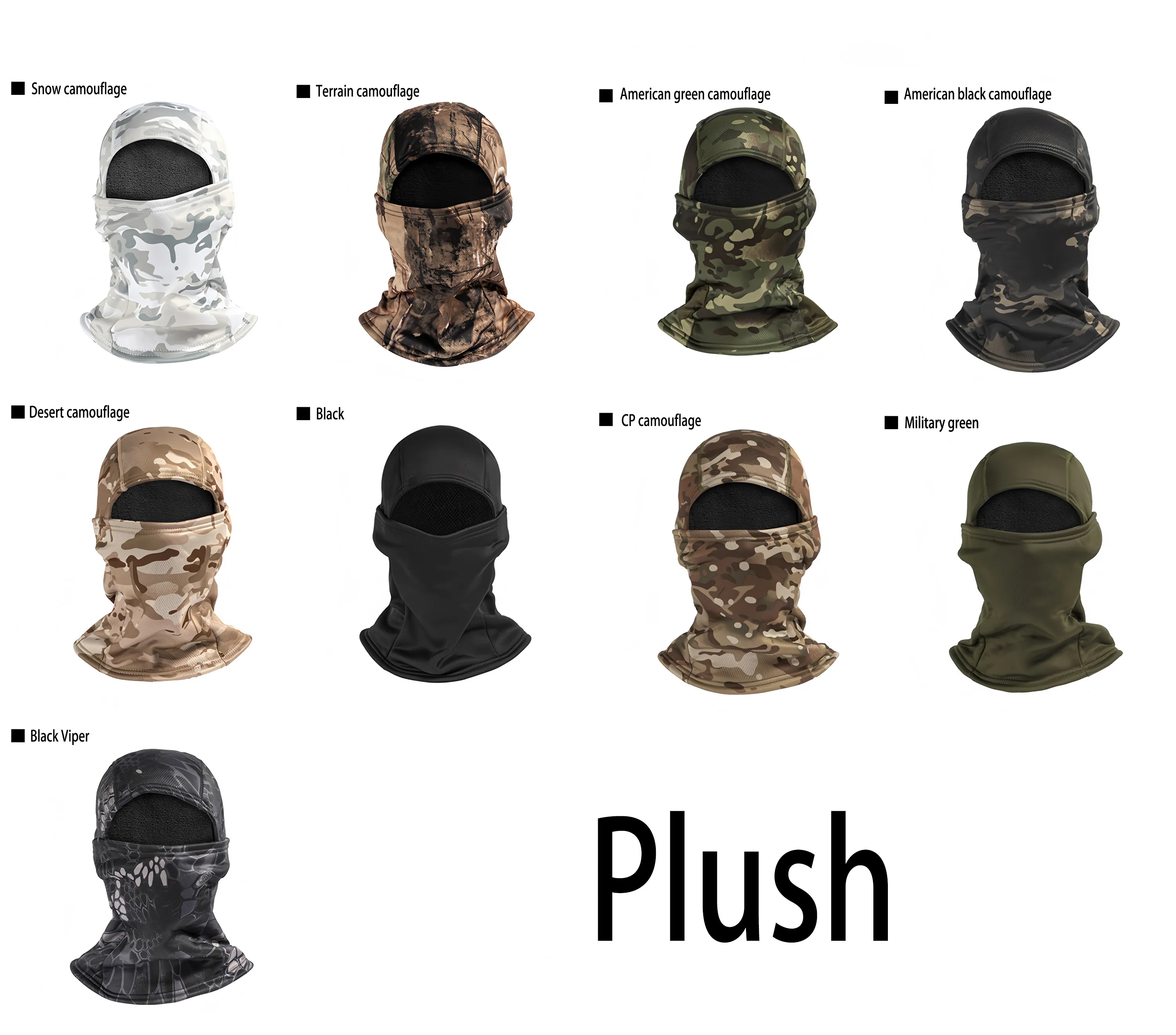 Polar Fleece Winter Balaclava Ski Mask 9