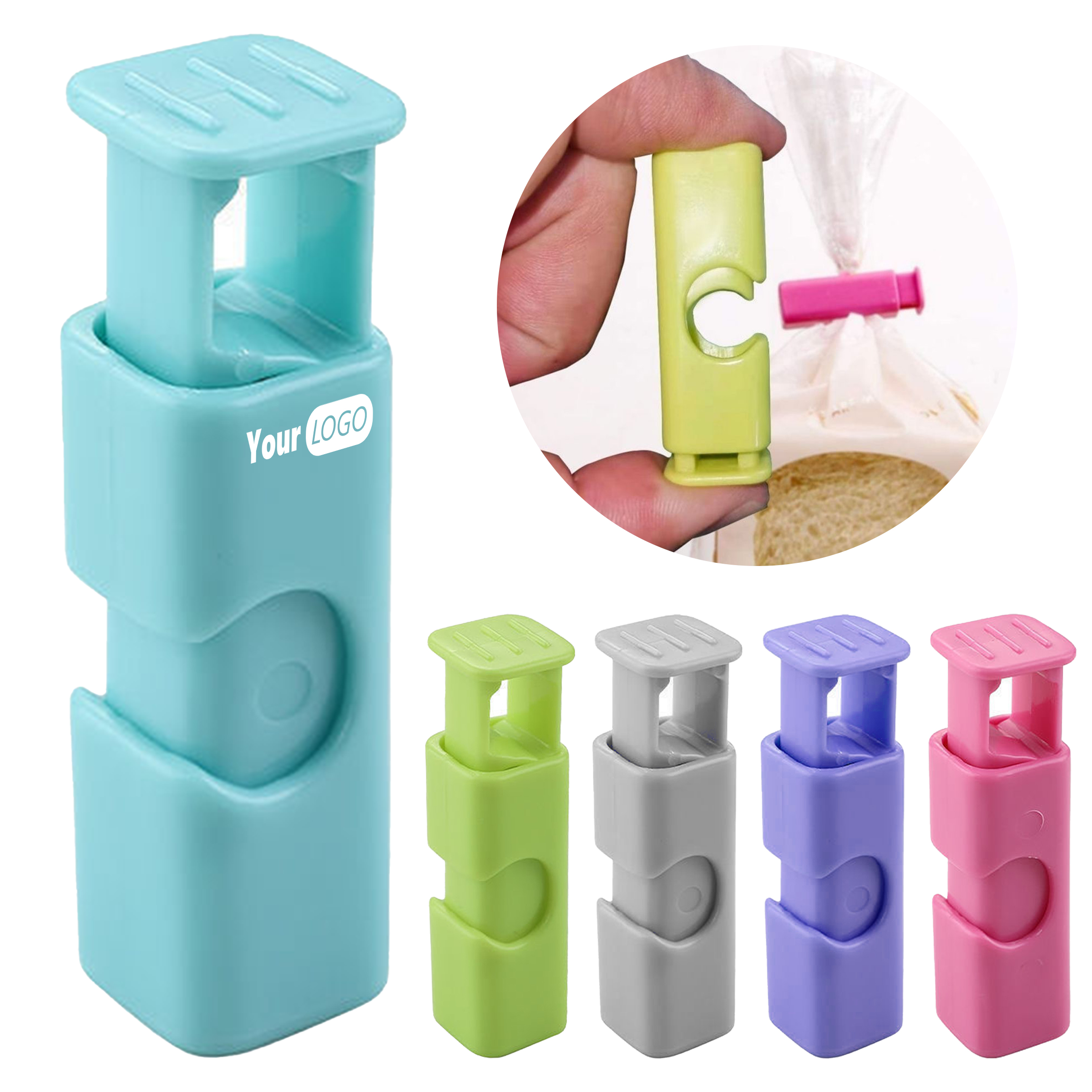 Abs Square Snack Bag Sealing Clip 3
