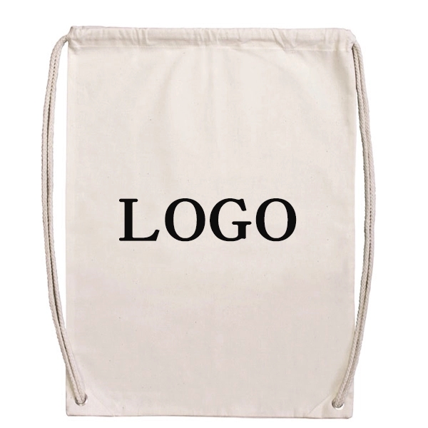 Cotton Drawstring Backpack - 8 oz. 3