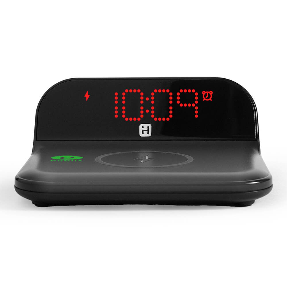 Alarm Clock With Qi Wireless Charger