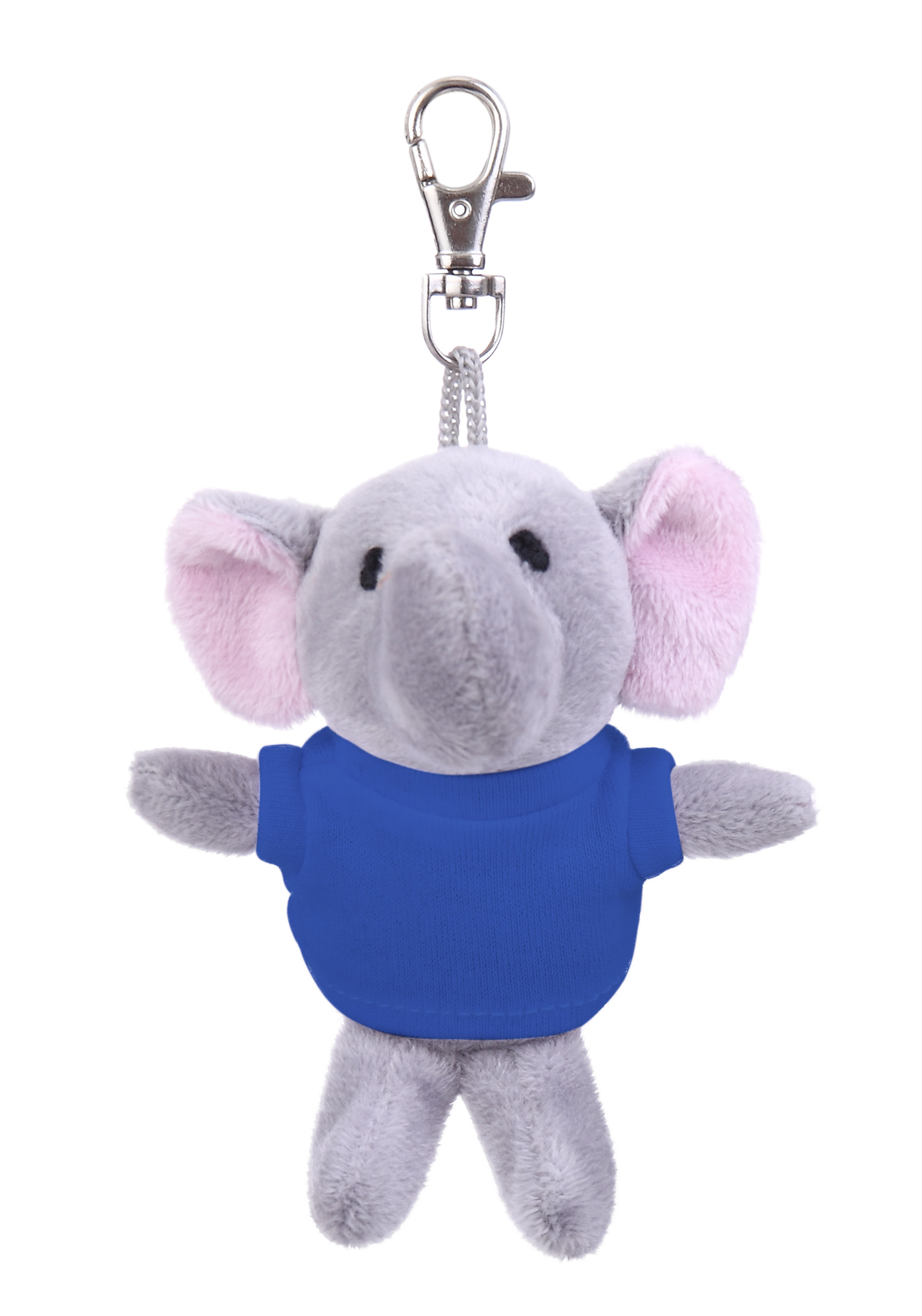 Soft Plush Elephant Keychain with Tee 2