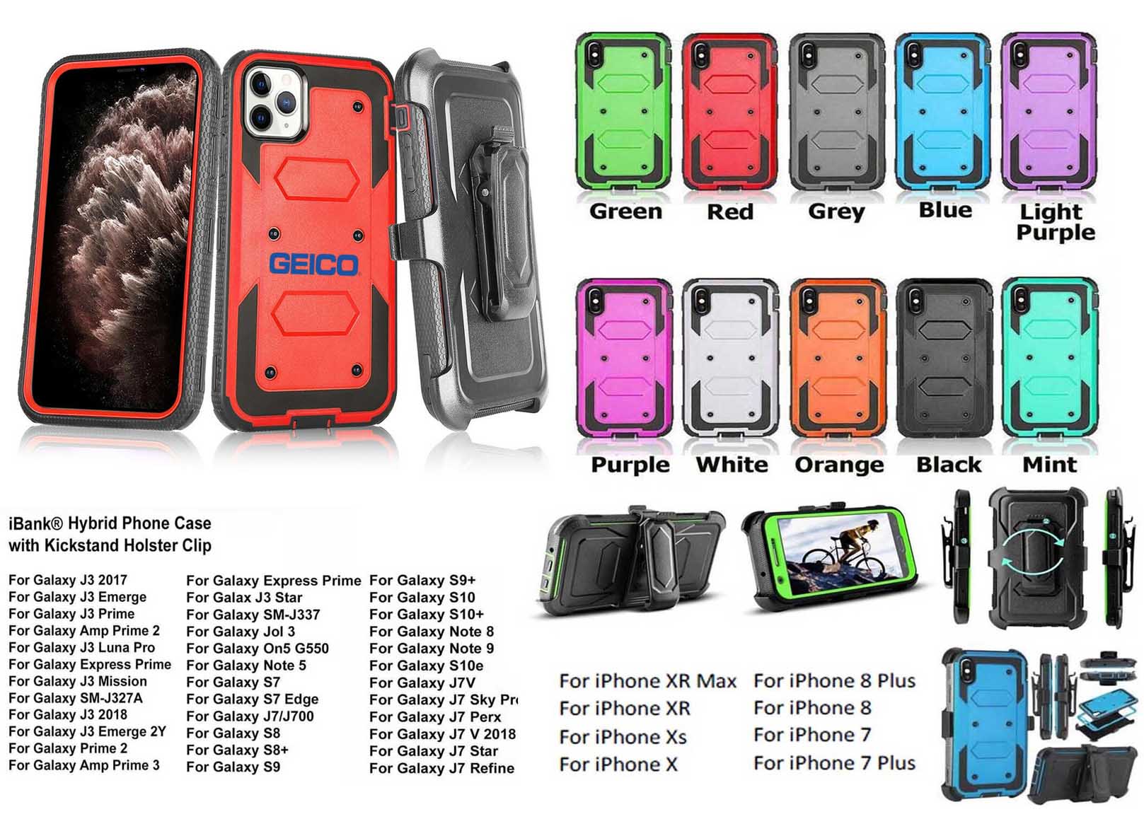 iBank ® Shockproof Case for iPhone 16, 16 Plus, 16 Pro, 16 Pro Max 1