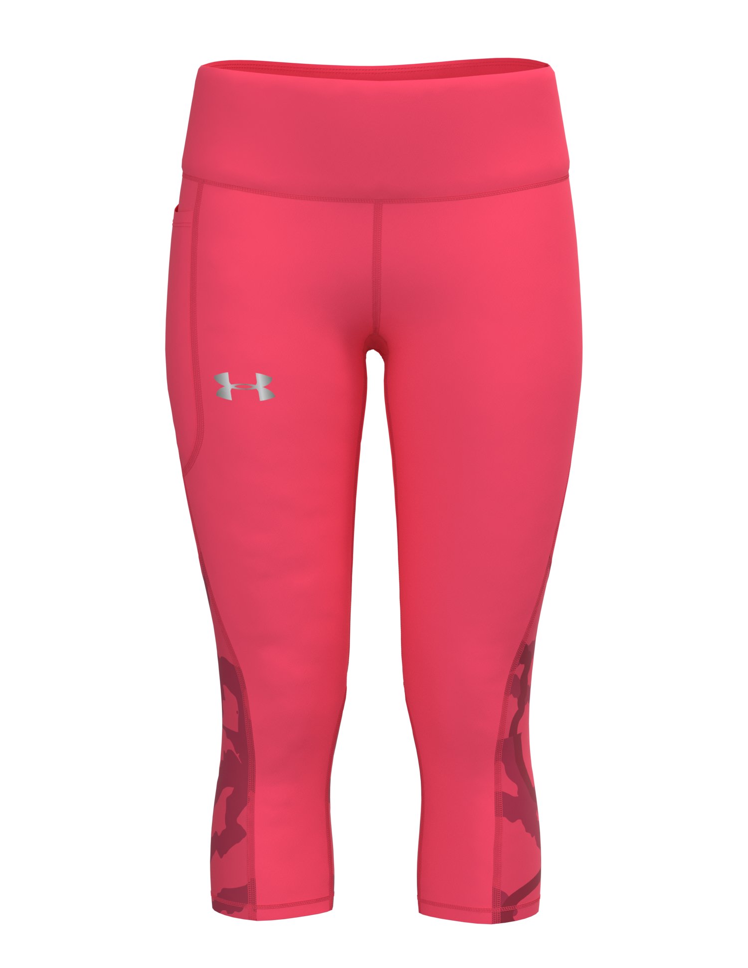 Women's UA RUSH HeatGear No-Slip Waistband Capris 3