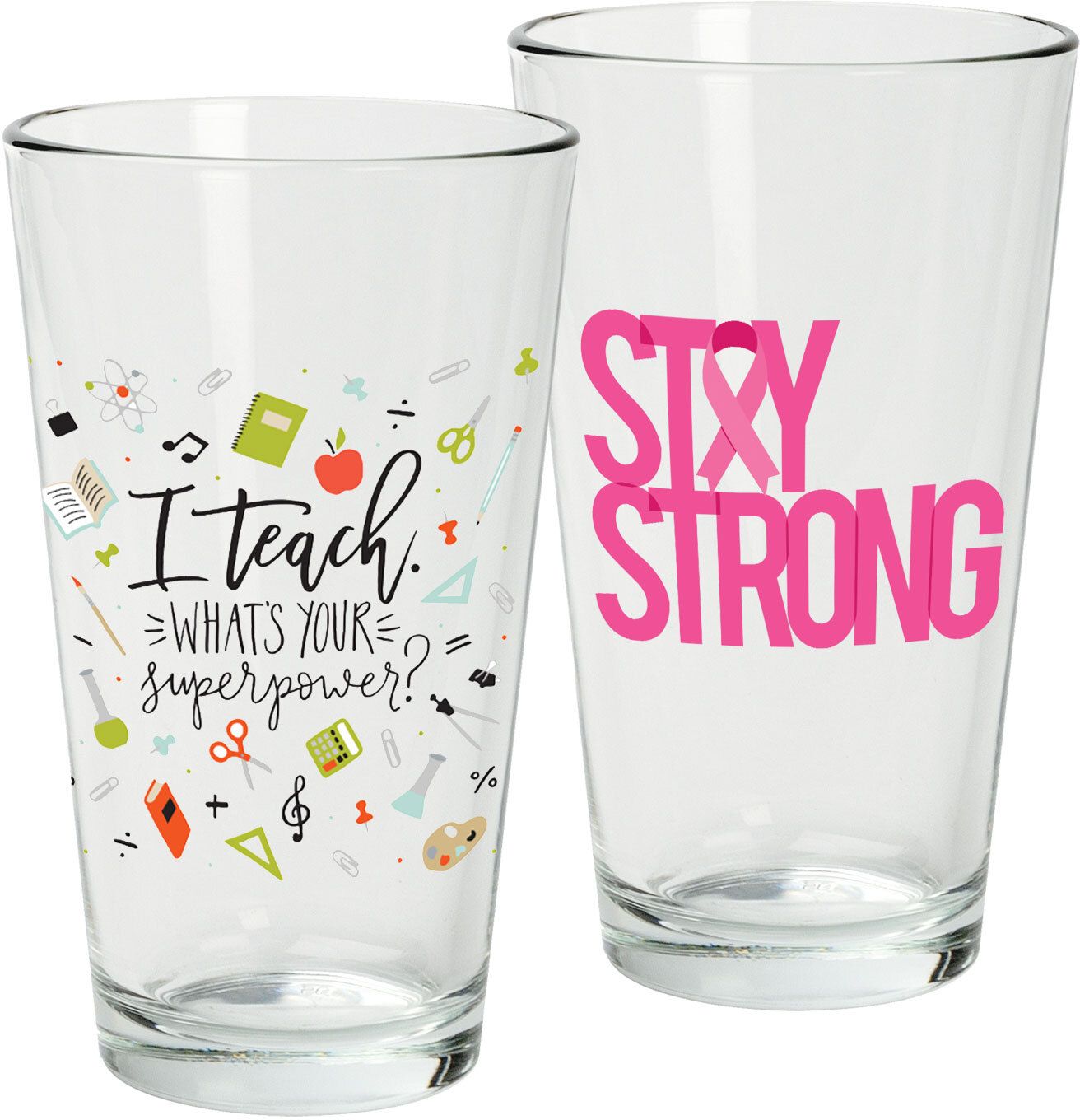 FULL COLOR WRAP PINT GLASS 16 OZ 1