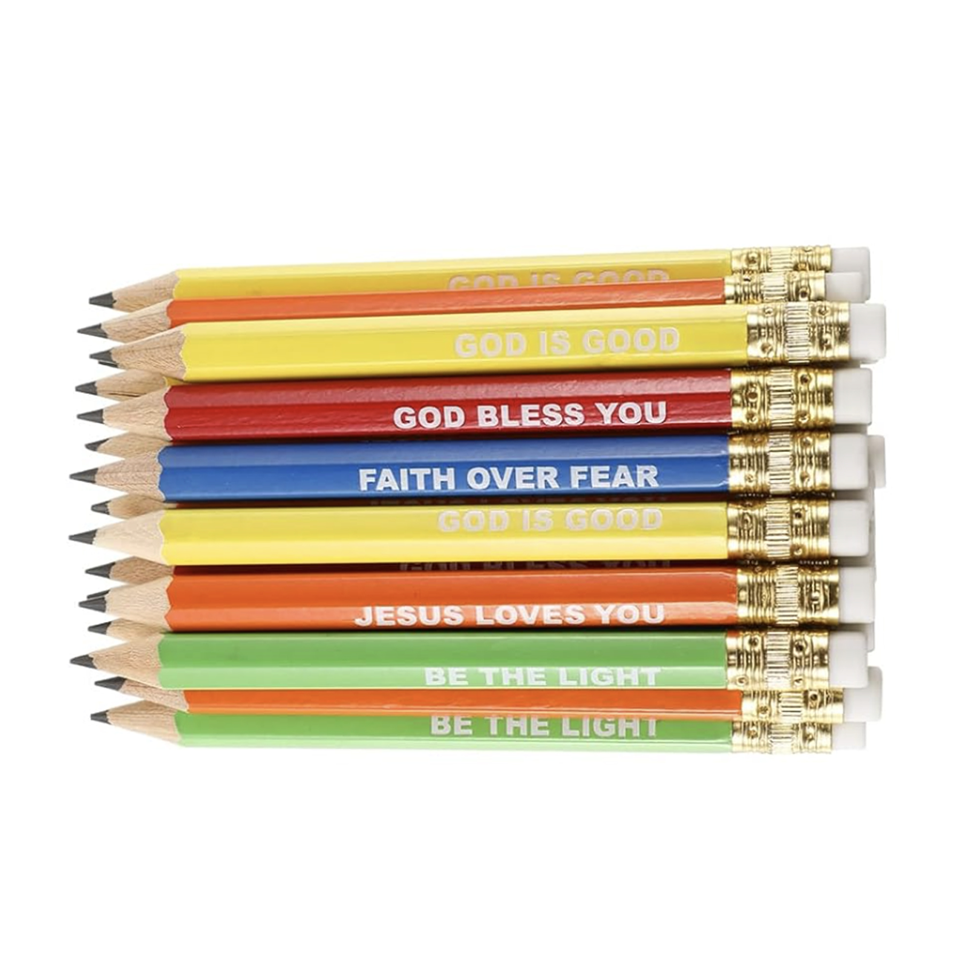 Inspirational Golf Pencils with Erasers 2