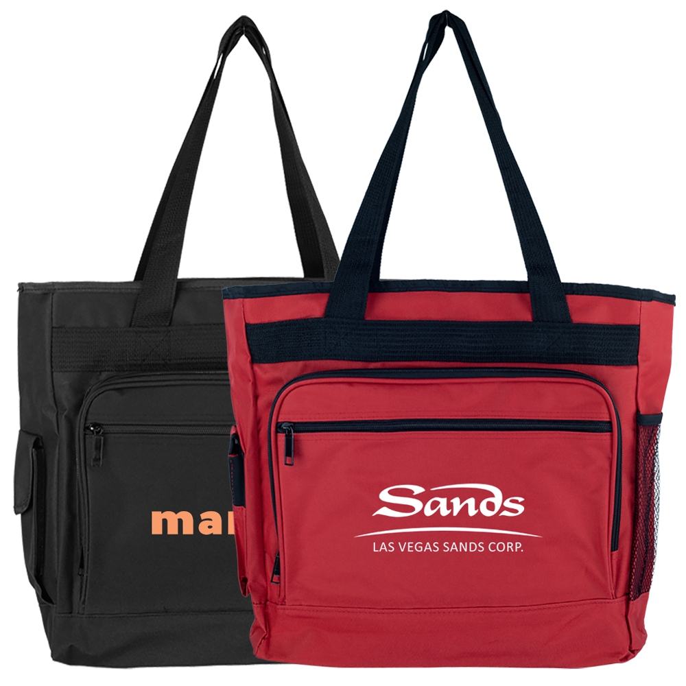 Zippered Tote Bag w/ Briefcase