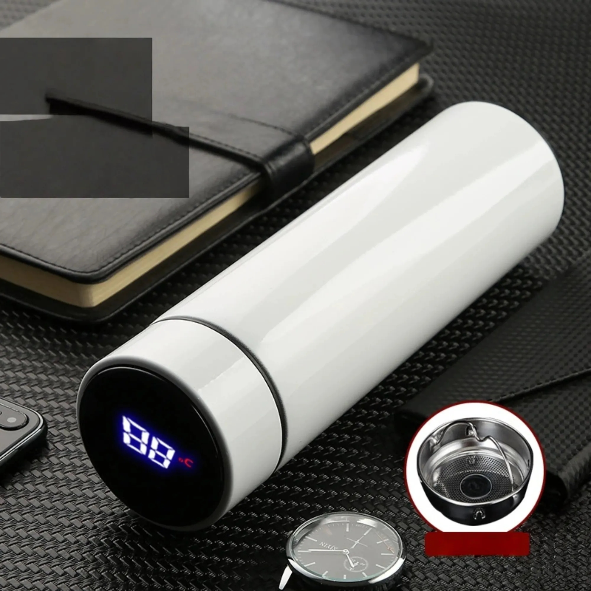 16 OZ Stainless Steel Smart Thermos Cup with LED Temperature 5
