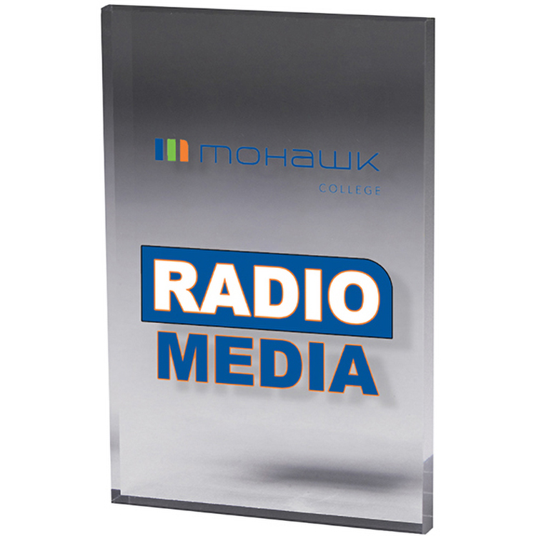 Clear Acrylic Paper Weight (5"x 7"x 3/8") Full Colour PhotoImage