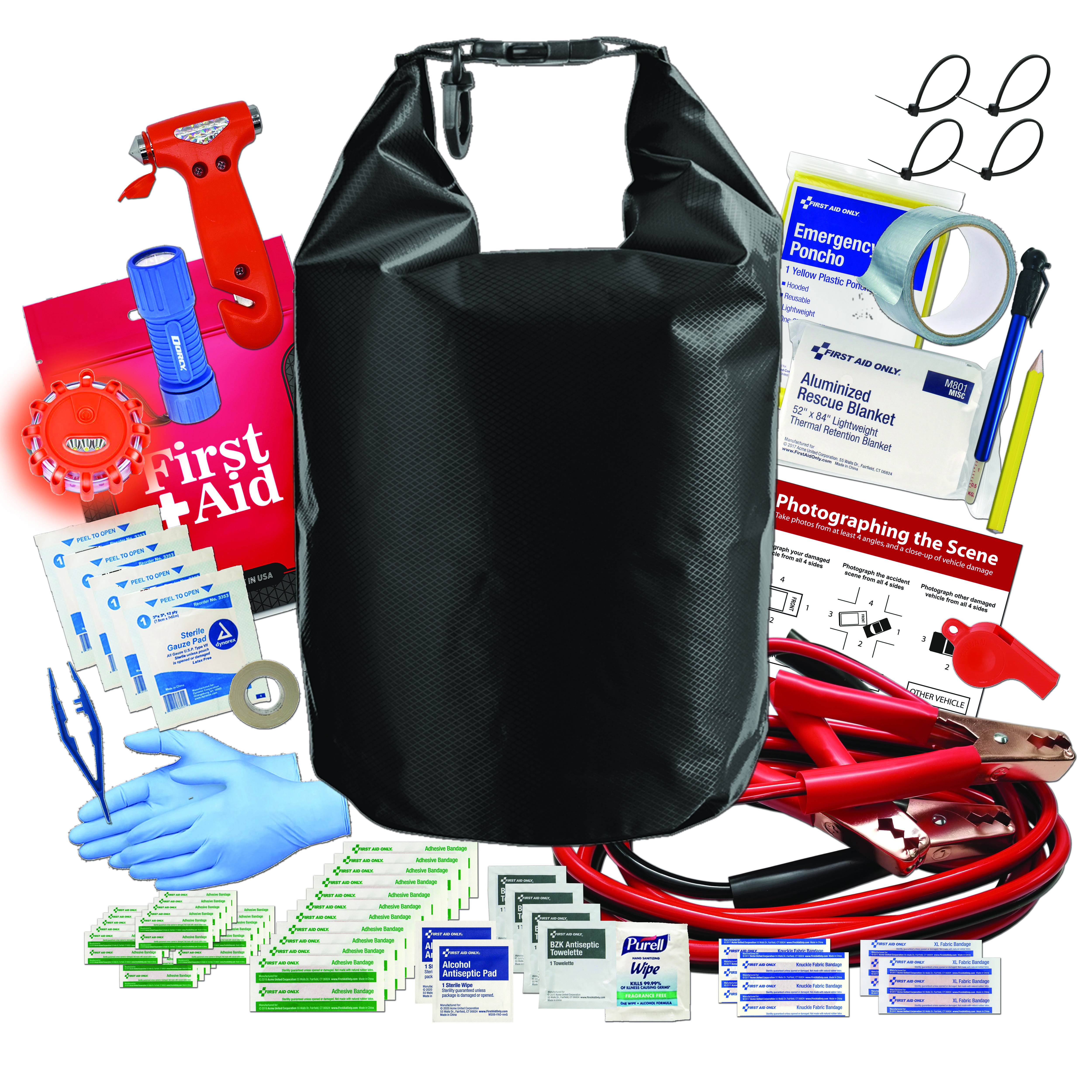 Dry Bag Auto Emergency Kit 10
