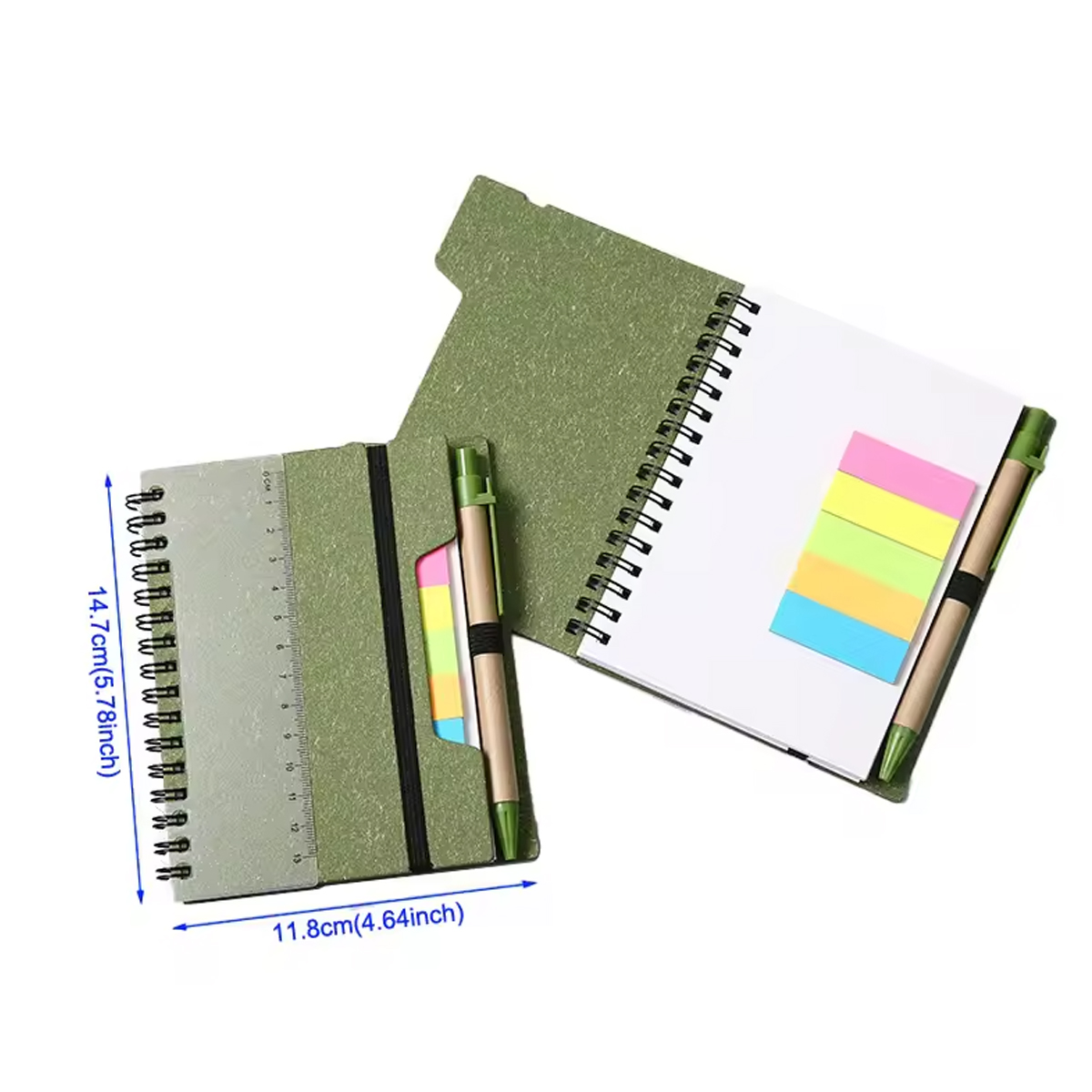 Notebook with Pen Set Sticky Notes Combo 4