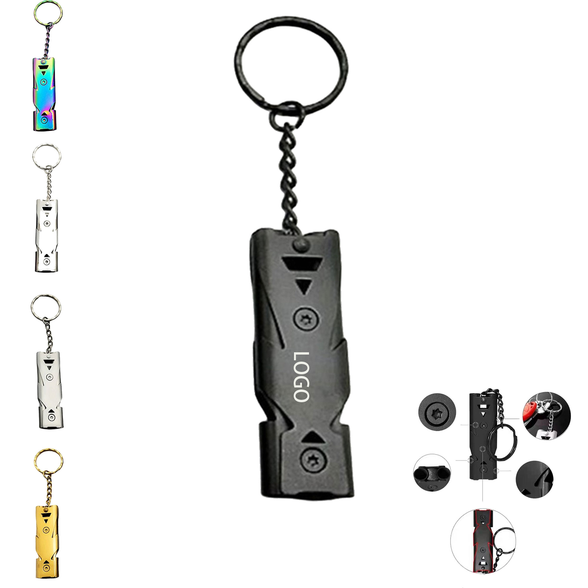 High Pitch Double Tubes Coyote Whistle 4