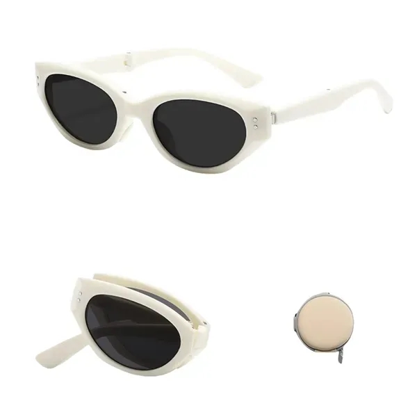 Cat-Eye UV Protection Sunglasses - Foldable Fashion Shades 5