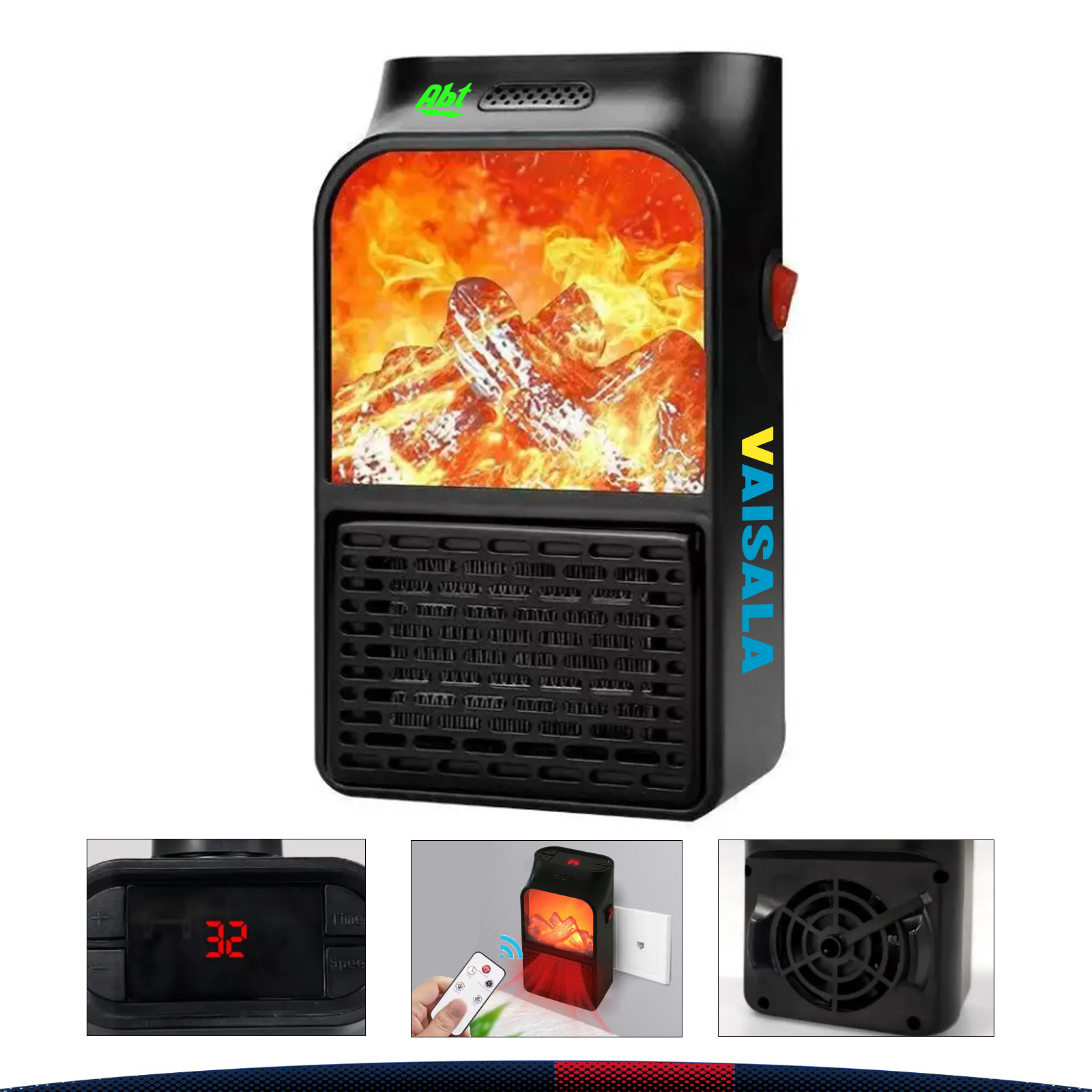 Hackett Electric Fireplace Space Heater 1