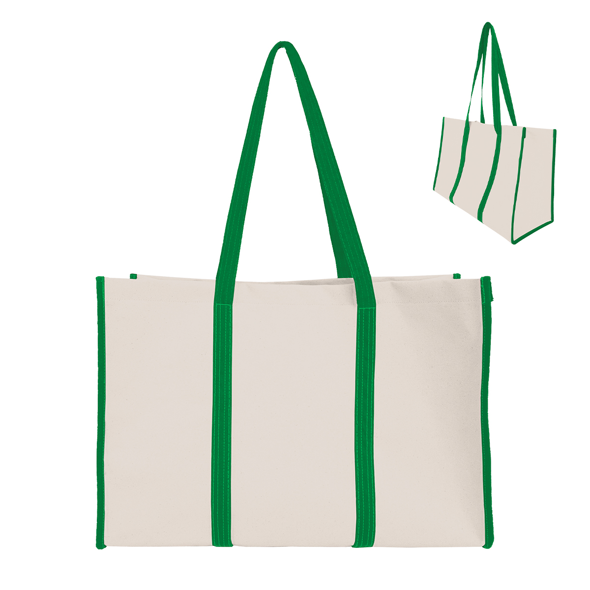Recycled Canvas Wrap Around Tote Bag 8