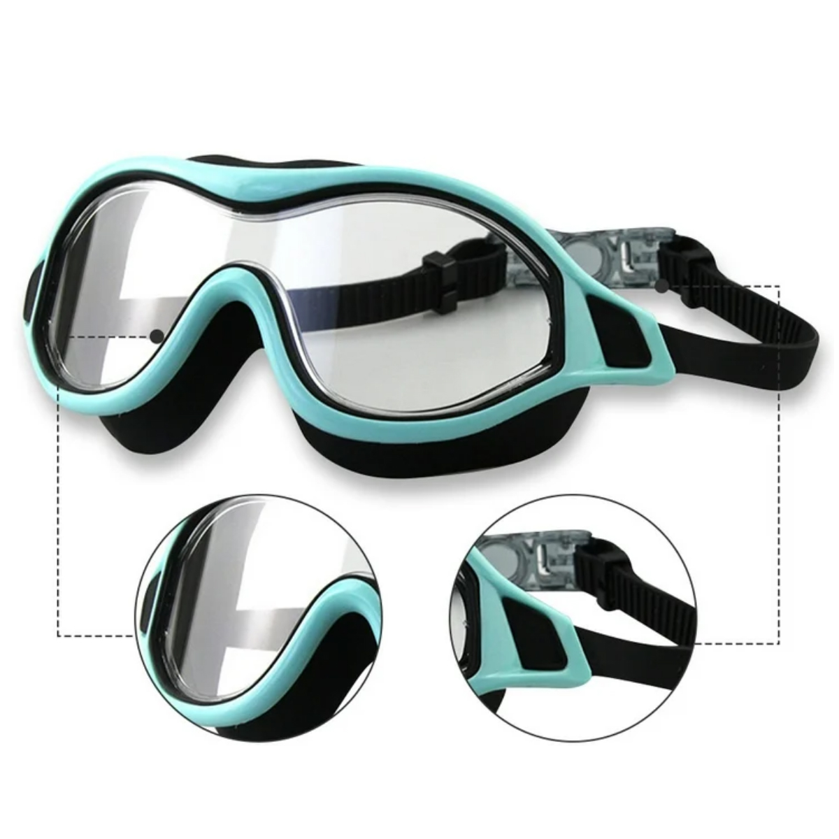 Adult Full View Diving Mask with Anti Fog Lens 6