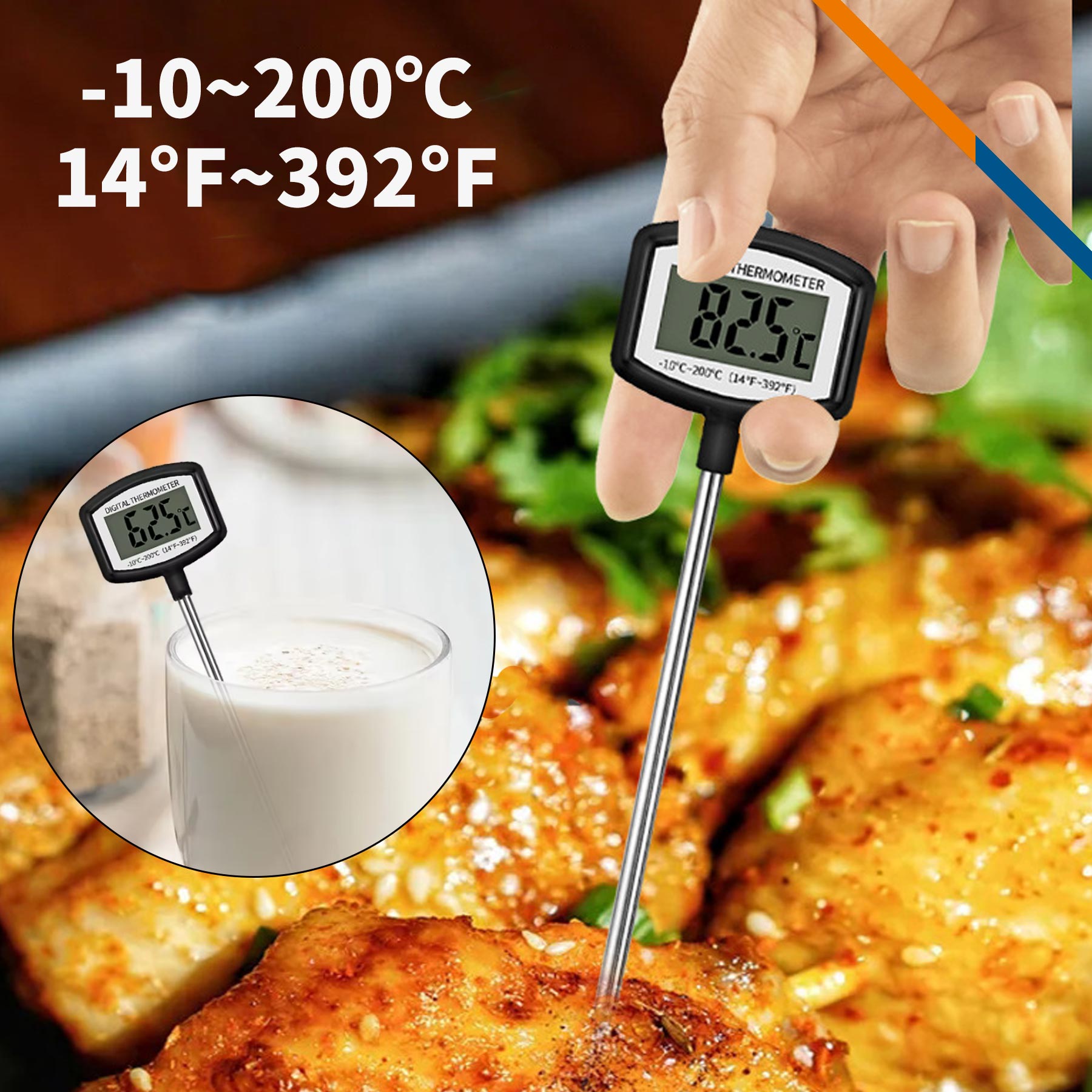 Talbot Pocket Sleeve Clip Digital Food Thermometer 5