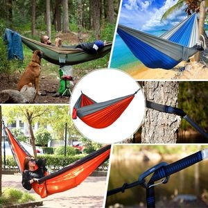Outdoor Camping Hanging Folding Knit Hammock 4