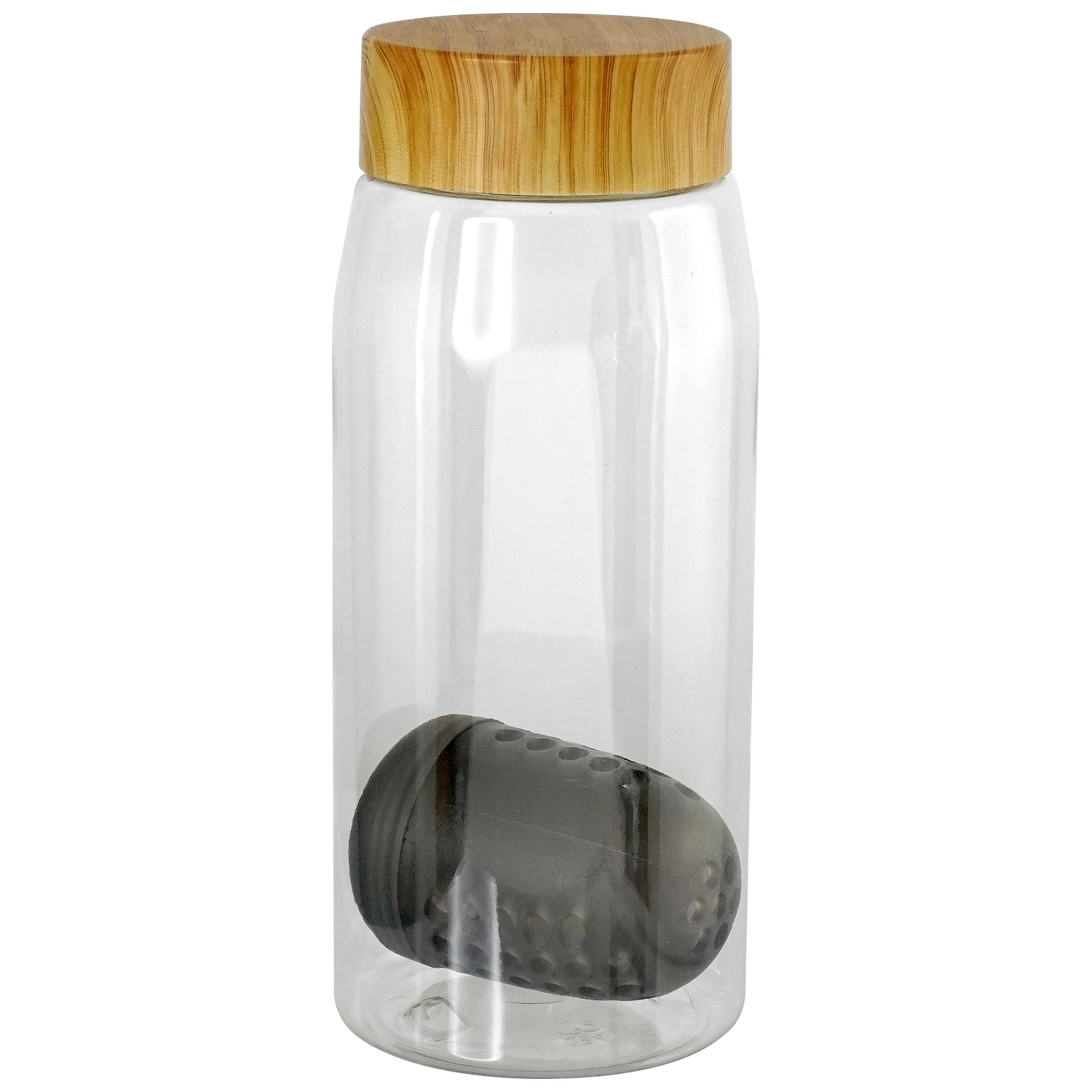 Bamboo Pattern 25 oz. Recycled Bottle with Floating Infuser 7