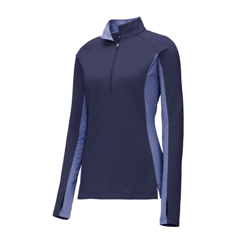 Sport-Tek Women's Sport-Wick Stretch Contrast 1/4-Zip Pullover. 25