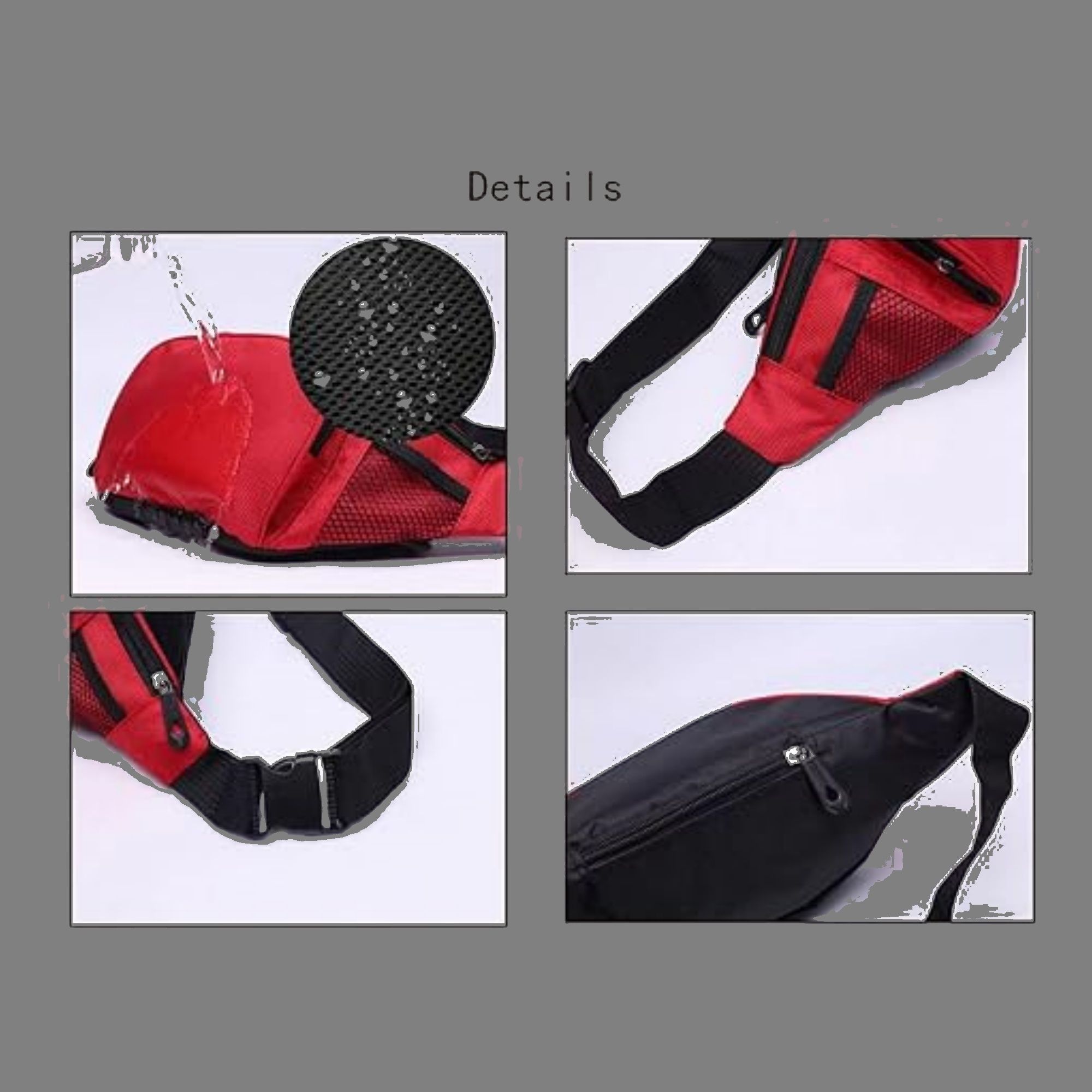 Nylon Crossbody Waist Bag Pack 4