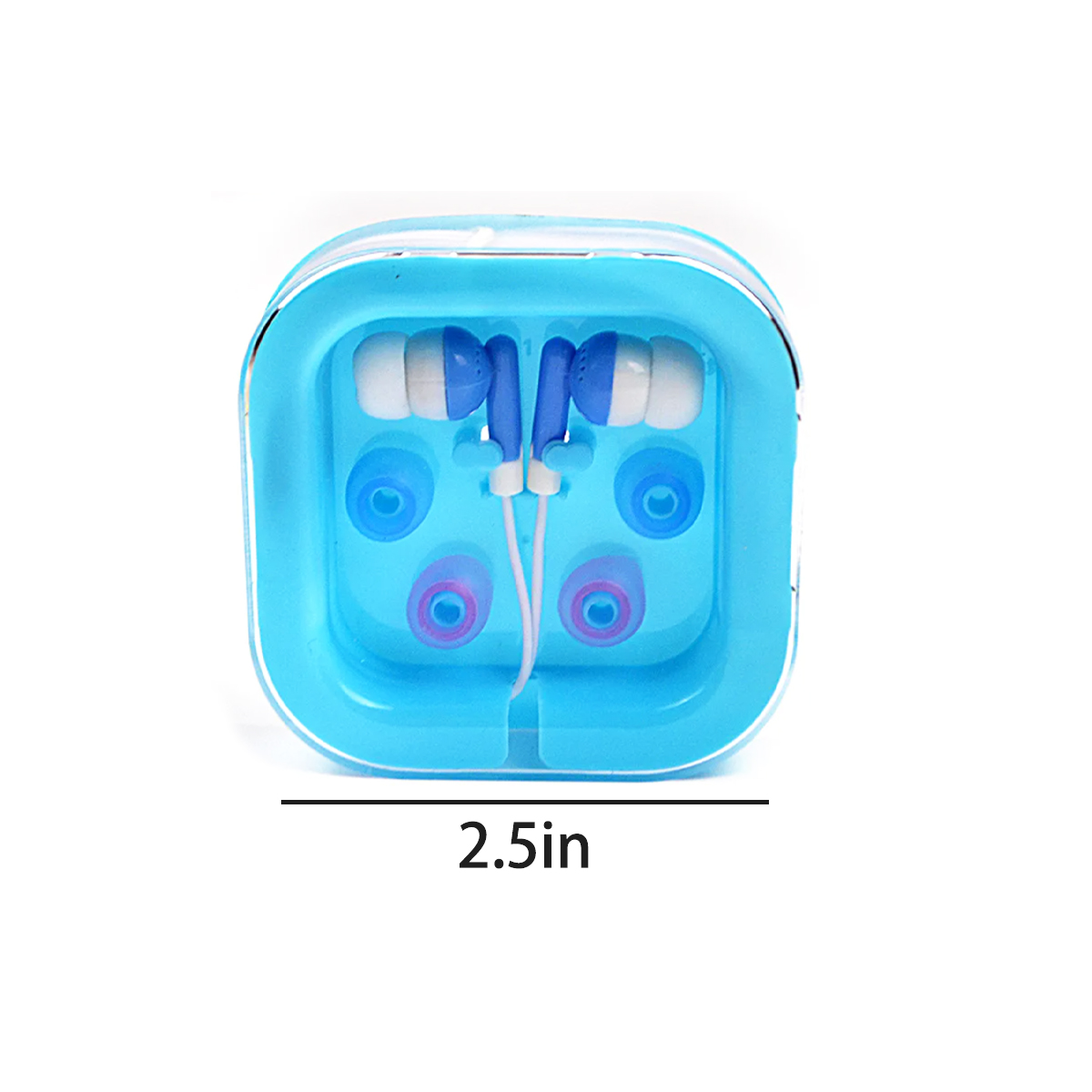 Colorful Wired Earbuds with Portable Storage Case 3