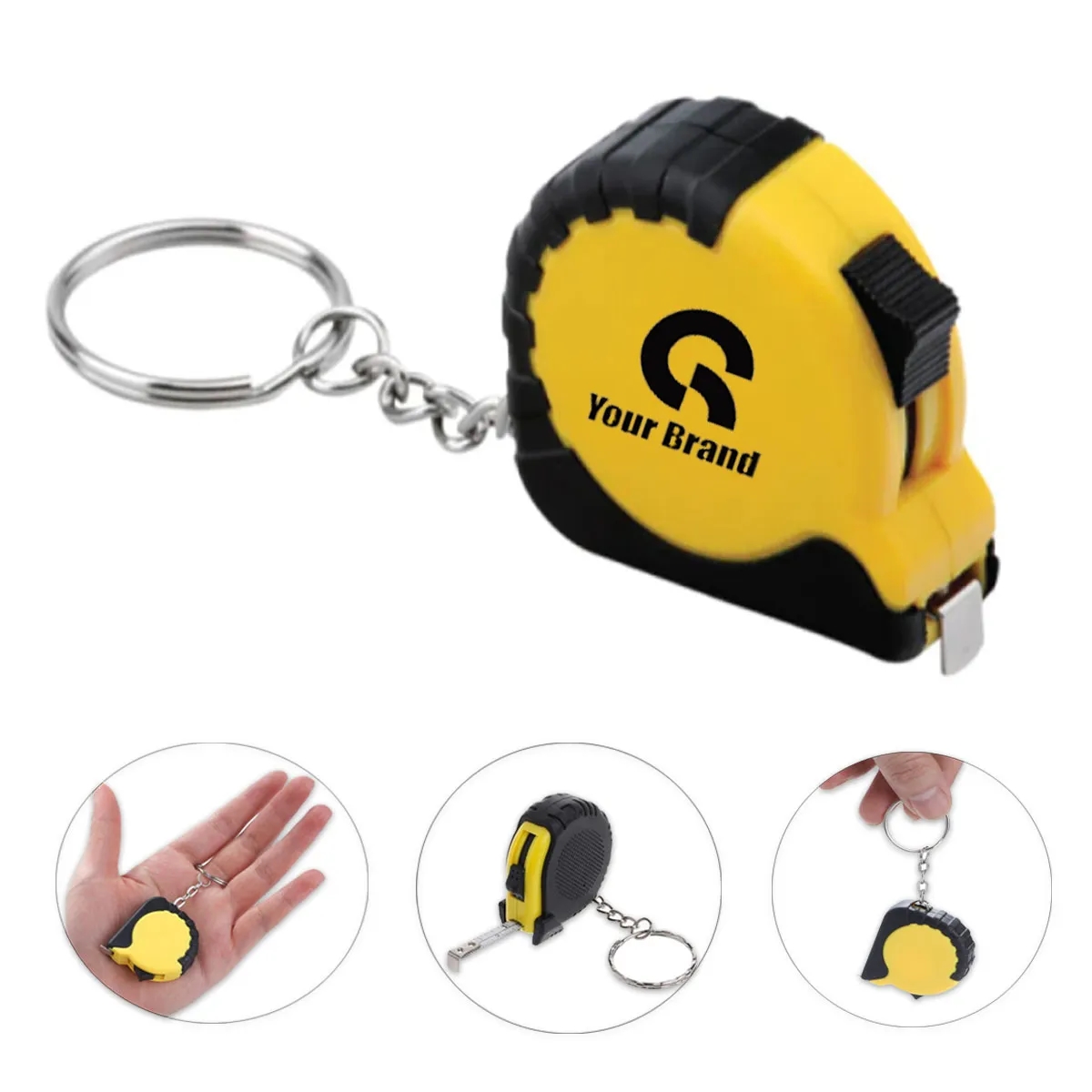 Portable Mini Retractable Pocket Keyring Tape Measure 2