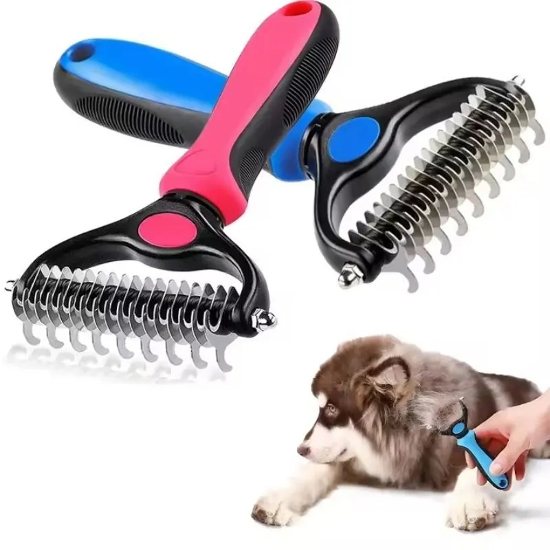 Double Sided Pet Grooming Brush 7