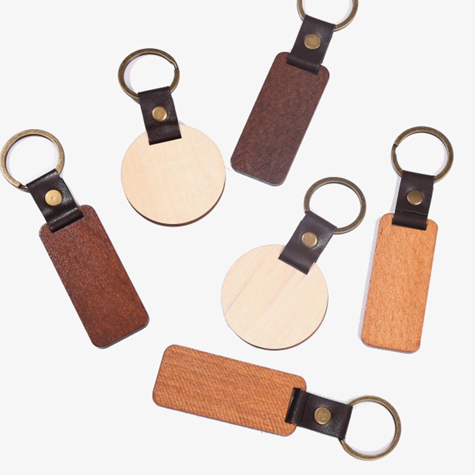 Custom PU Leather Keychain 2