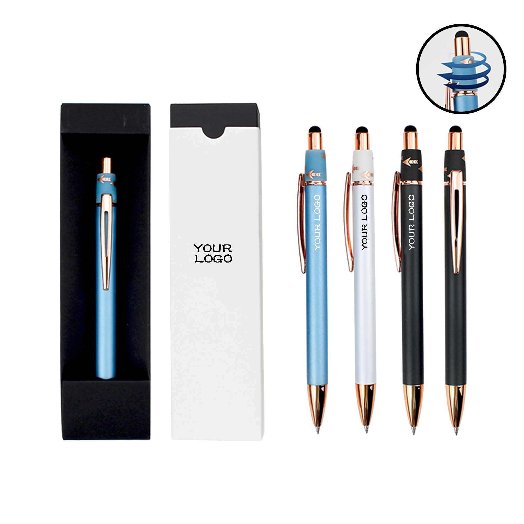 MOQ 20 PCS Touch Screen Spinner Pen 1