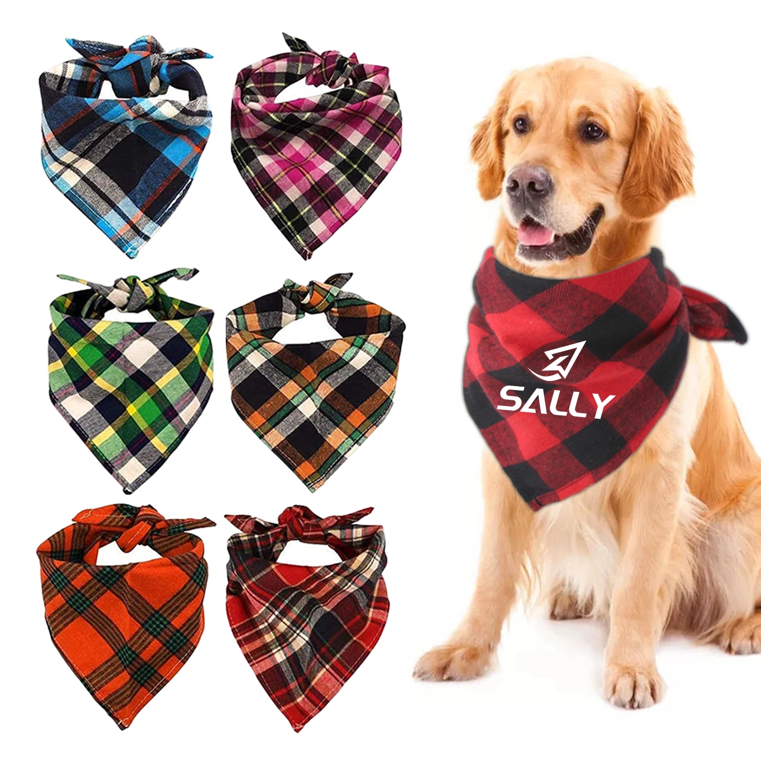 Personalized Dog Name Bandana 2