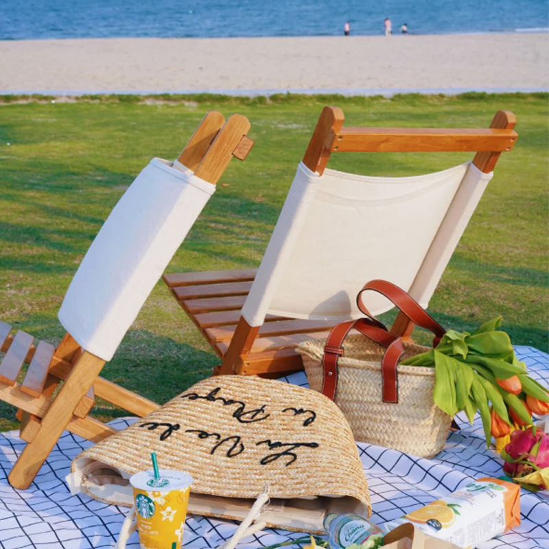 Wood beach chair 3