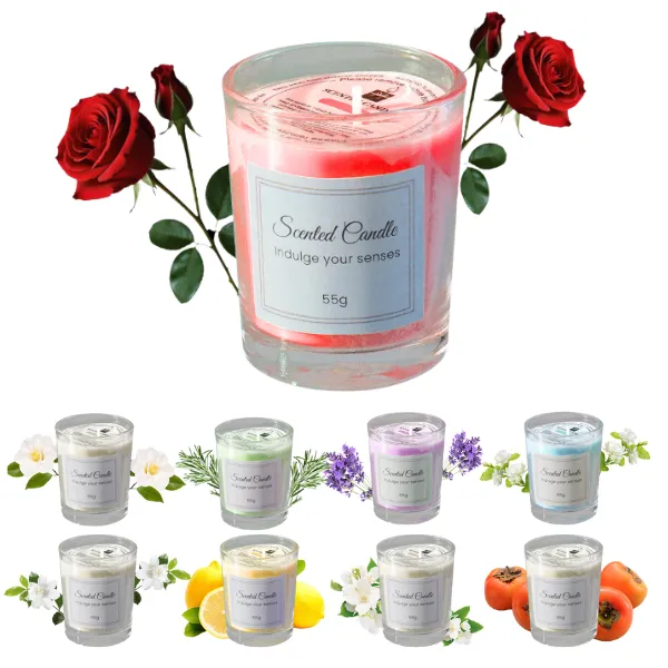 Luxury Scented Glass Candle Gift Set (Multiple Fragrances, 1 1