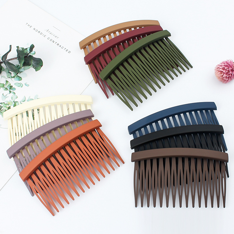 Plastic Hair Side Comb With Teeth Comb HairPin Clip 6