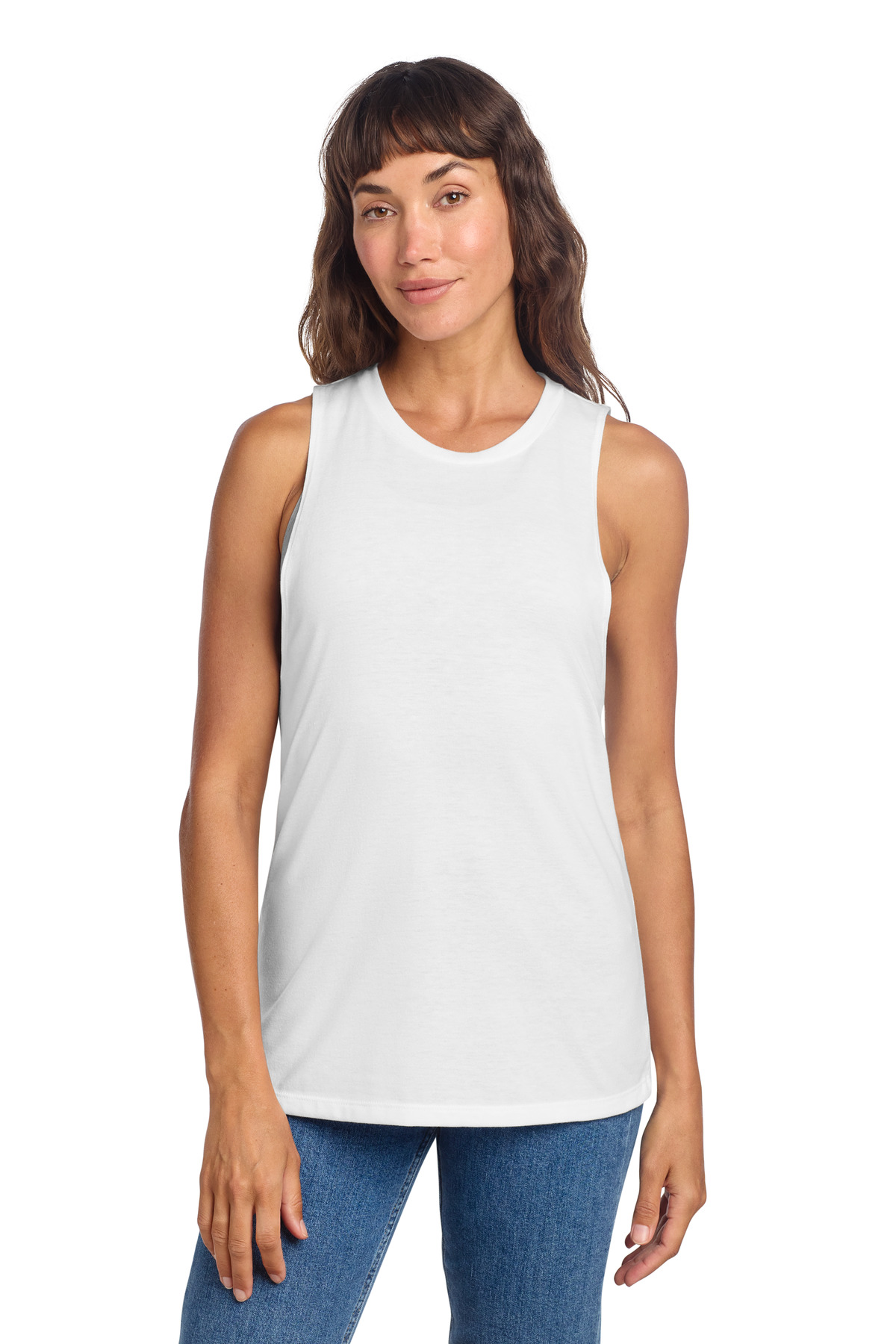 District Women's Perfect Tri Muscle Tank DT153 104