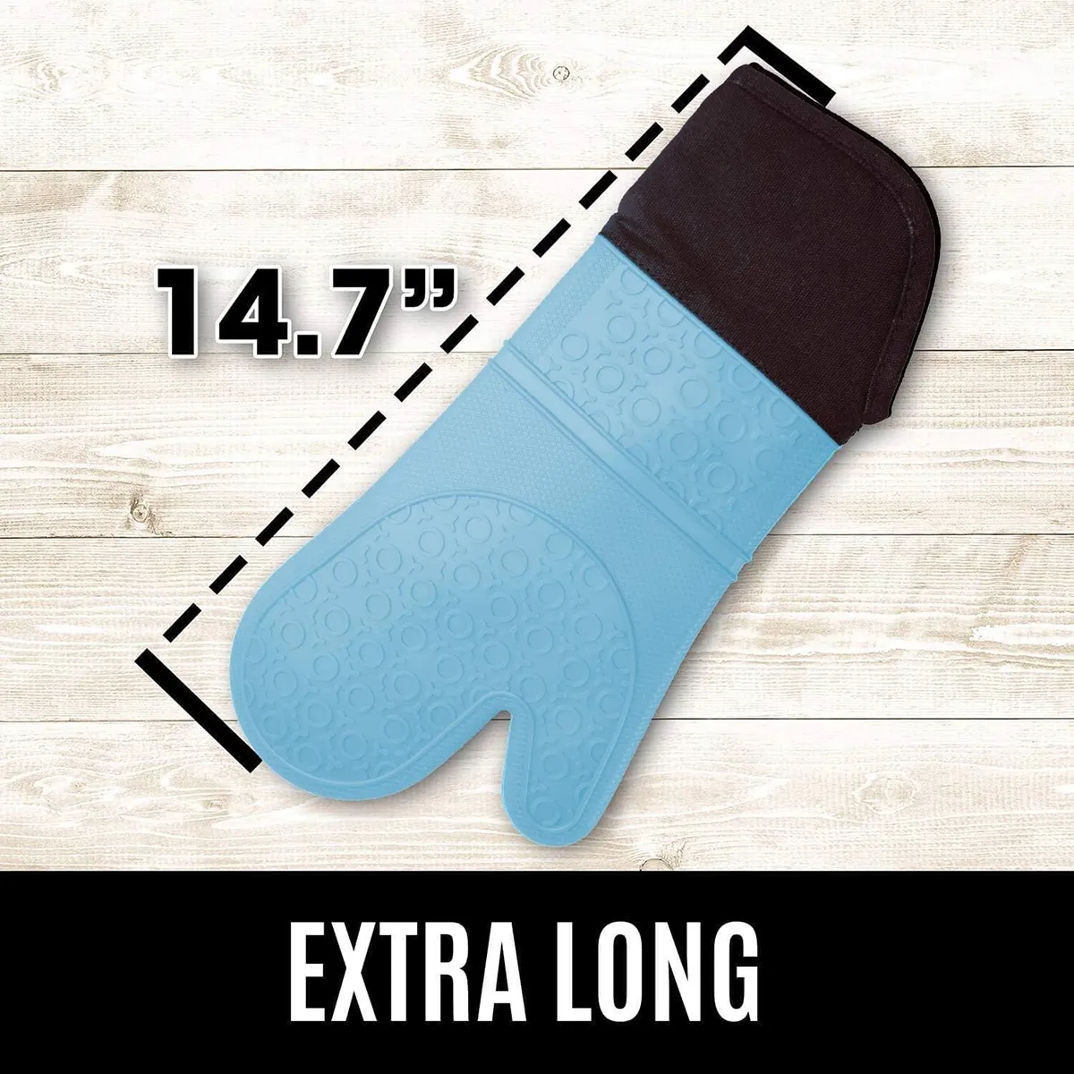 Extra Long Professional Silicone Oven Mitt 3