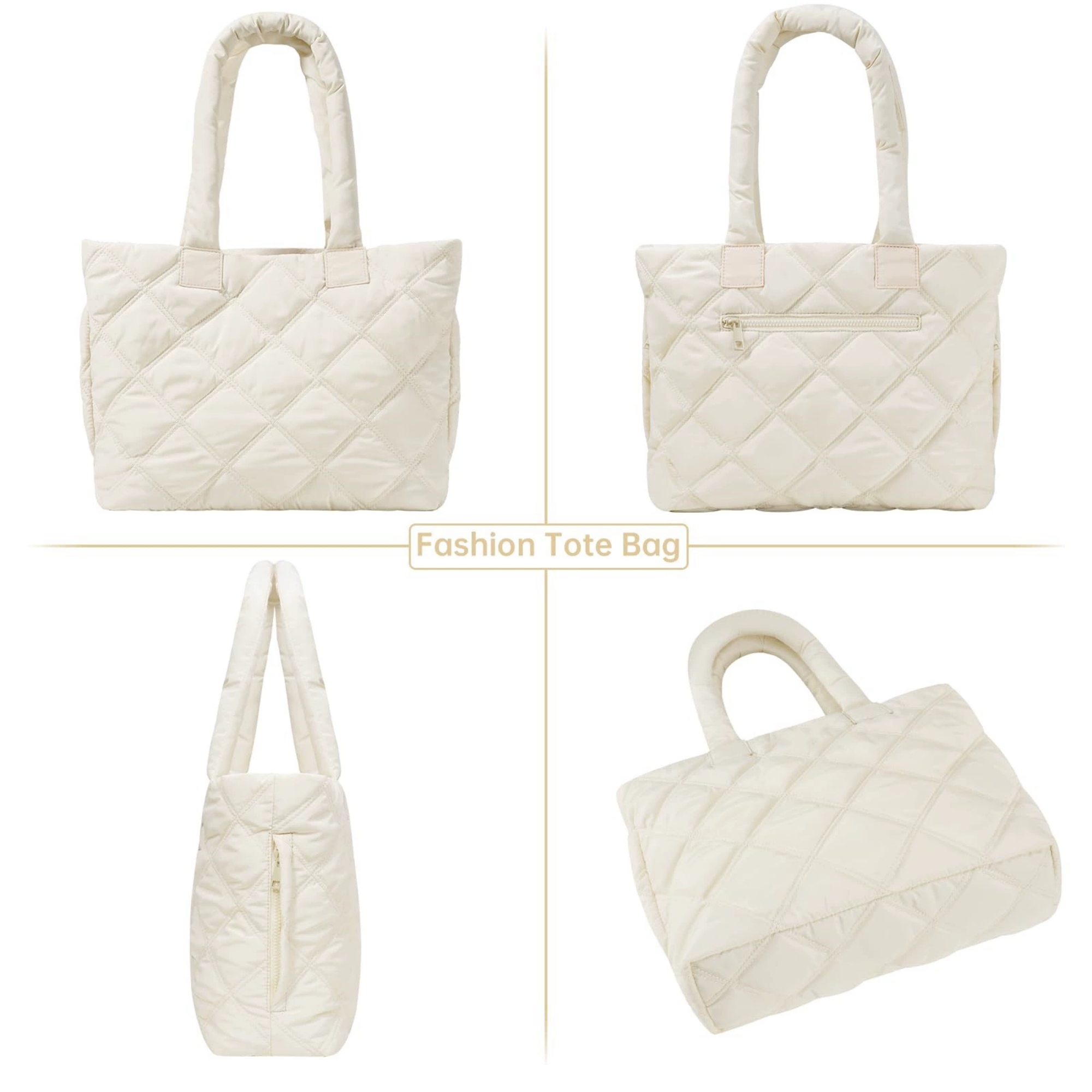 Quilted Tote Bag 7