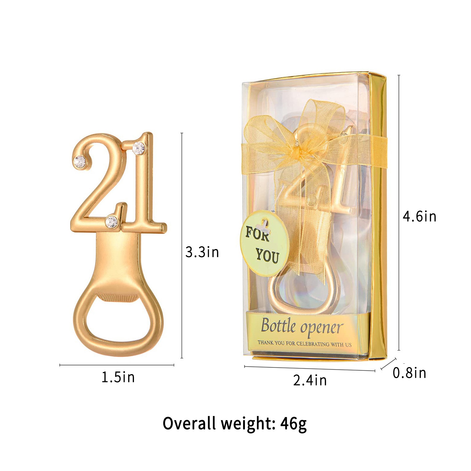 Digital Alloy Corkscrew Birthday Bottle Opener For Party Favors 11
