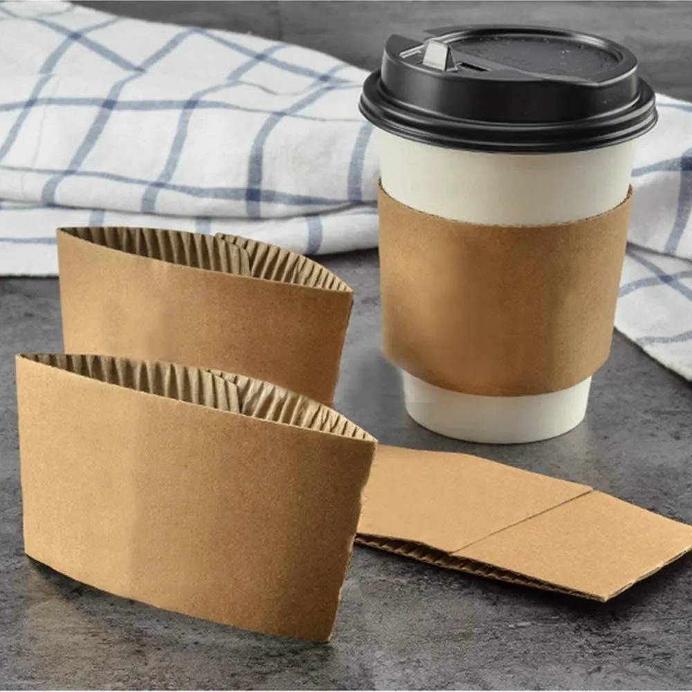 12oz To 16oz Disposable Full Color Printed Coffee Cup Sleeve 2